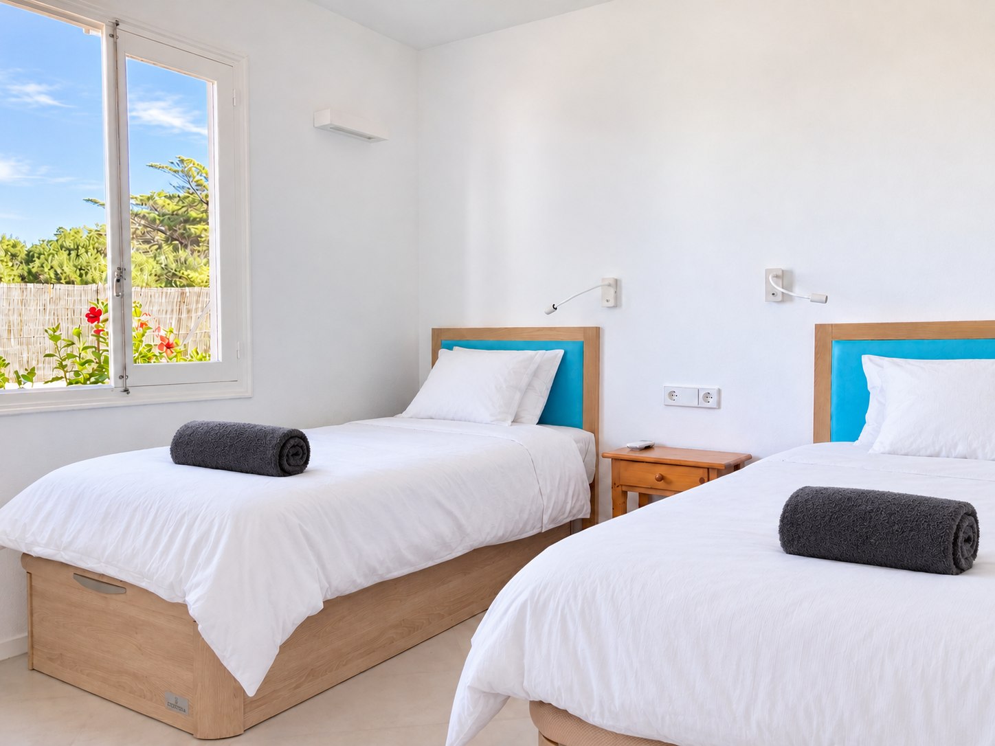 The first twin bedroom