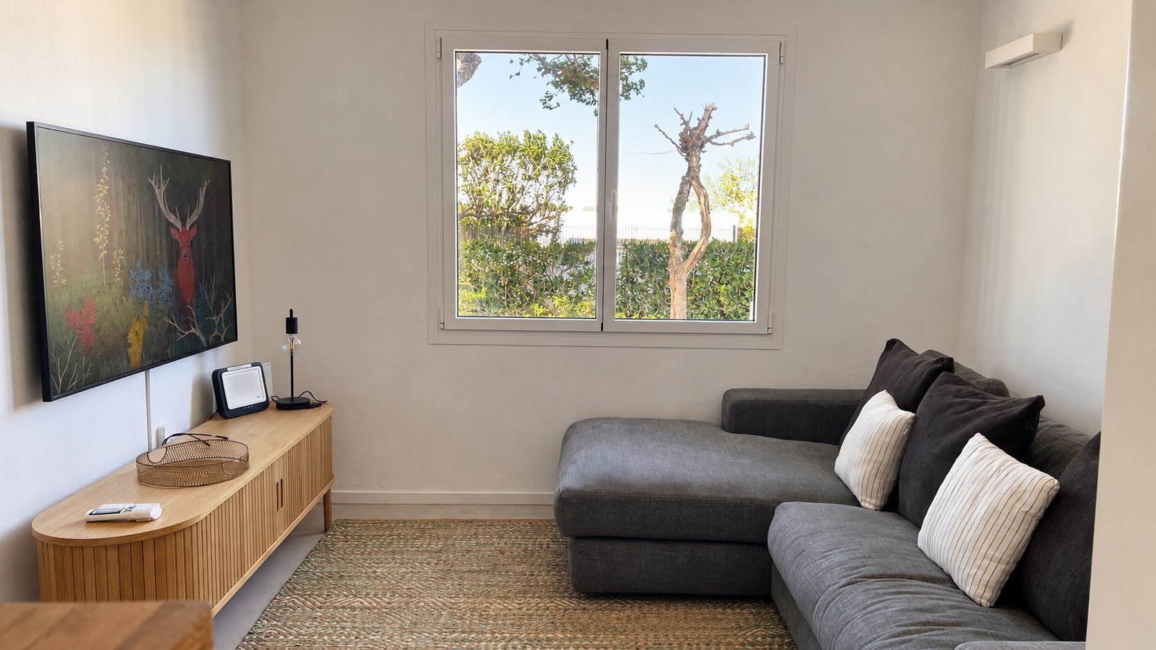 The living room